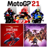 Moto GP21 + Spider man PS4 + Dragon Age: The Veilguard