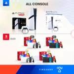 เครื่องเล่นเกม Nintendo Switch OLED , PS5 Slim , PS5 Pro
